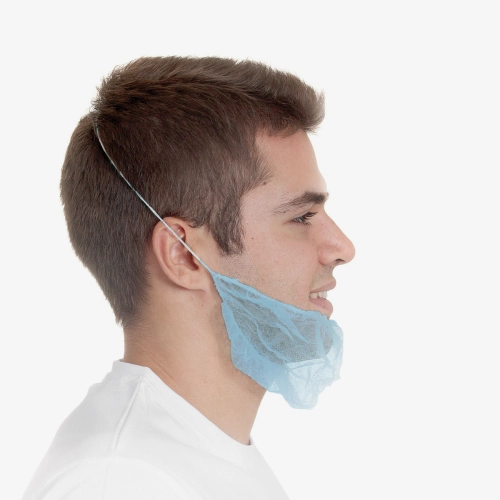 F. Bosch, Beard mask non-woven, Blue  