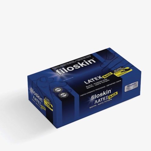 Filoskin, Latex black powder-free gloves 