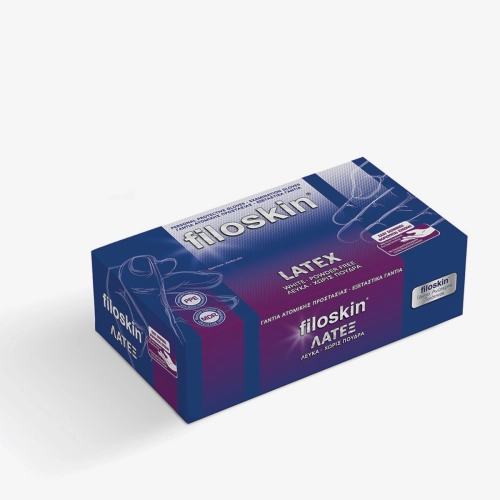 Filoskin, Latex white powder-free gloves 