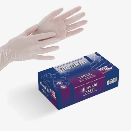 Filoskin, Latex white powder-free gloves 