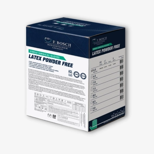 F. Bosch surgical sterile latex powder-free white