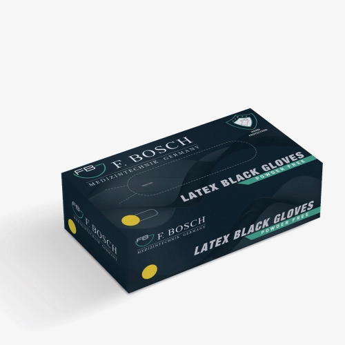 F. Bosch, Latex black powder-free gloves 