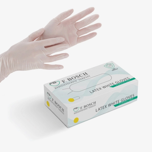 F. Bosch, Latex white powder-free gloves  