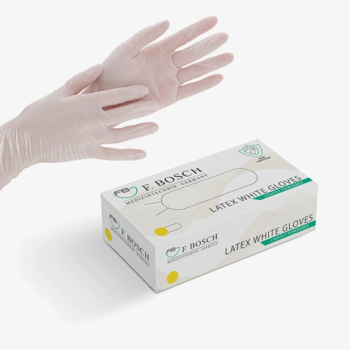 F. Bosch, Latex white powdered gloves 