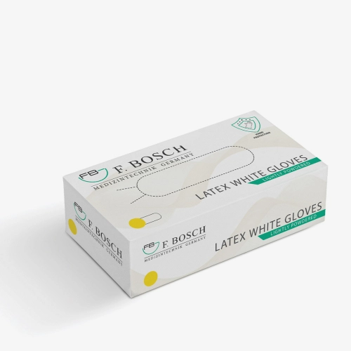 F. Bosch, Latex white powdered gloves 