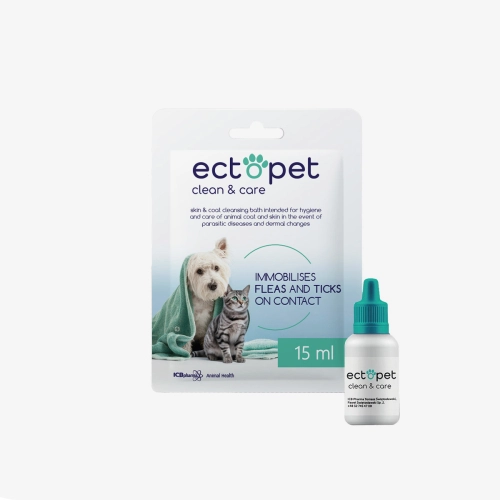 Ectopet Clean & Care, Cleansing bath for house pets, 15ml 