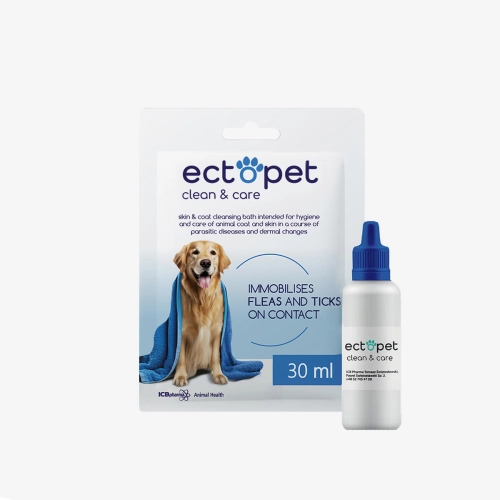Ectopet Clean & Care, Cleansing bath for house pets, 30ml 