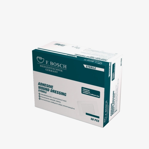 F. Bosch Adhesive wound dressing, sterile, 10cm x 10cm 