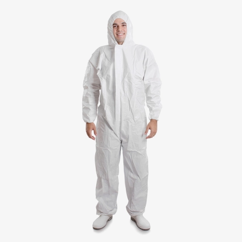 F. Bosch, Coverall full body, type 5+6, without tape, white, XXLarge Size 
