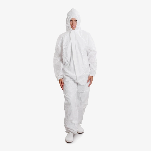 F. Bosch, Coverall full body, type 5+6, without tape, white, XLarge Size 