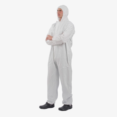 F. Bosch, Coverall full body, type 5+6, without tape, white, XLarge Size 