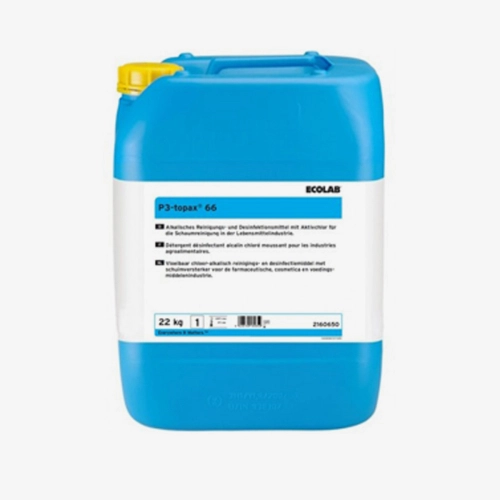 Υγρό αλκαλικό καθαριστικό & απολυμαντικό με ενεργό χλώριο, P3-Topax 66, 22kg