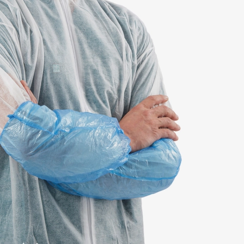 F. Bosch, Sleeve cover PE, blue, 20x40cm 