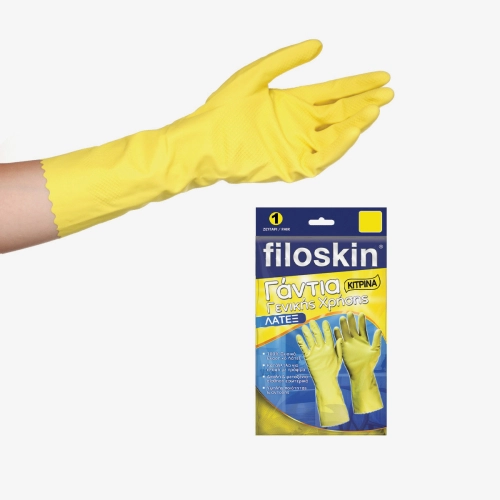 Filoskin, Latex yellow general use gloves 